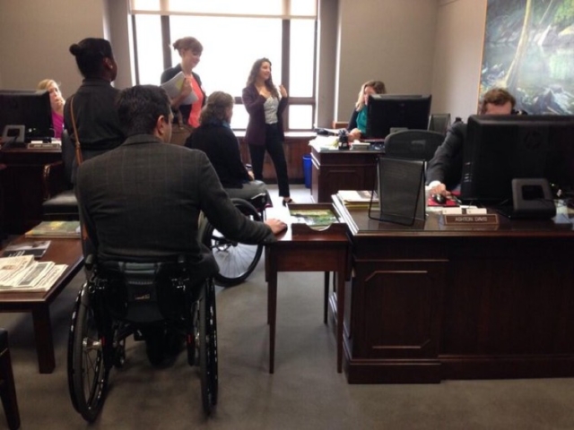 Rhonda and other colleagues in Senate offices