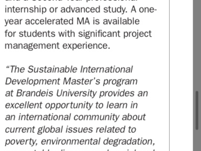 Quote by Rhonda on the program.