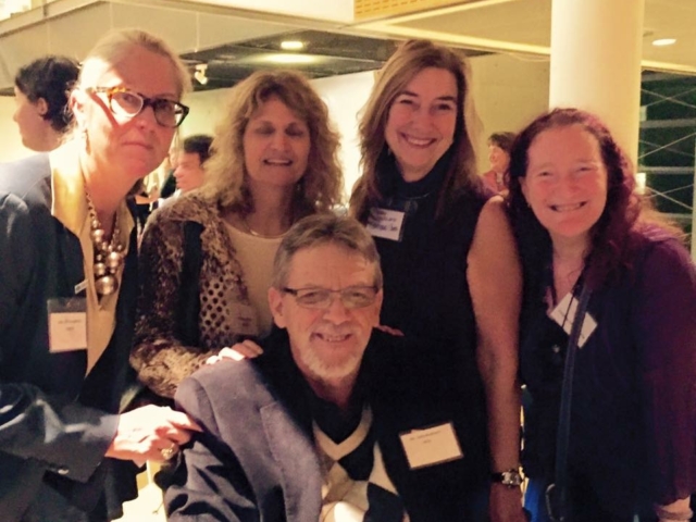 Rhonda with colleagues at gala.