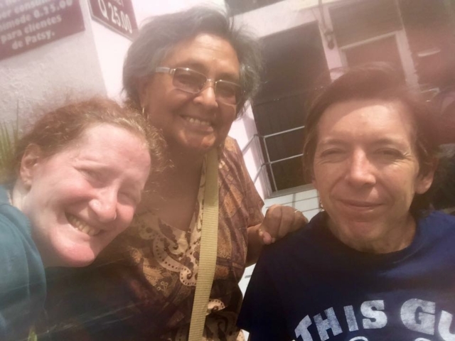 Rhonda with colleagues in Guatemala