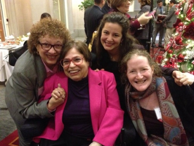 Rhonda with other colleagues including Judy Heumann and Joyce Bender.