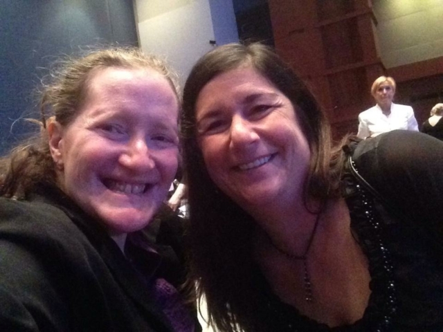 Rhonda and colleagues smiling