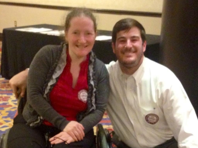 Rhonda with colleague and CRPD advocate from Georgia.