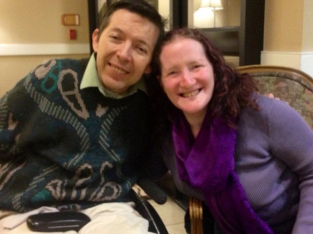 Rhonda and colleague Guatemalan colleague in DC.