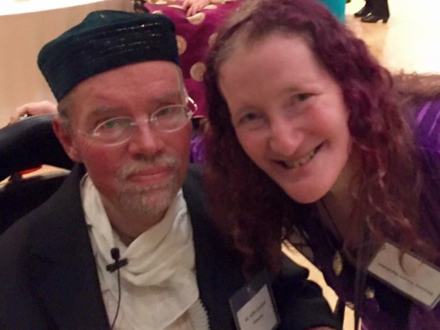 Rhonda with Kalle Konkkola founder of the Abilis Foundation