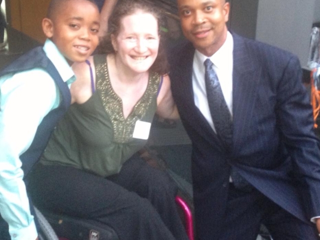 Rhonda with Delman Coates who ran for Vice-Governor of Maryland in 2014.