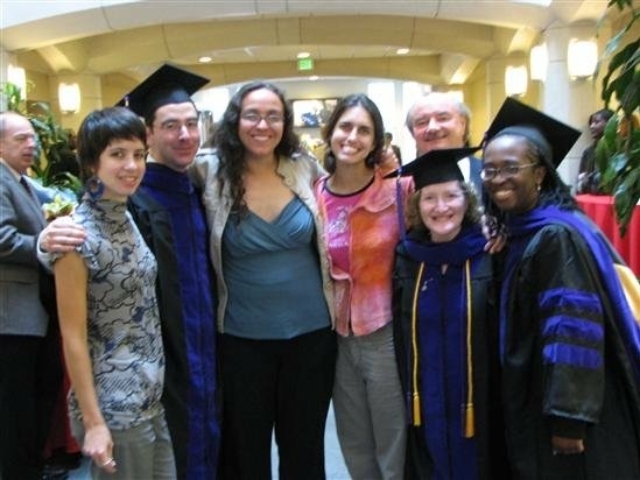 Rhonda with Rollins College friend at the University of Marlyand Law School graduation, May 2007