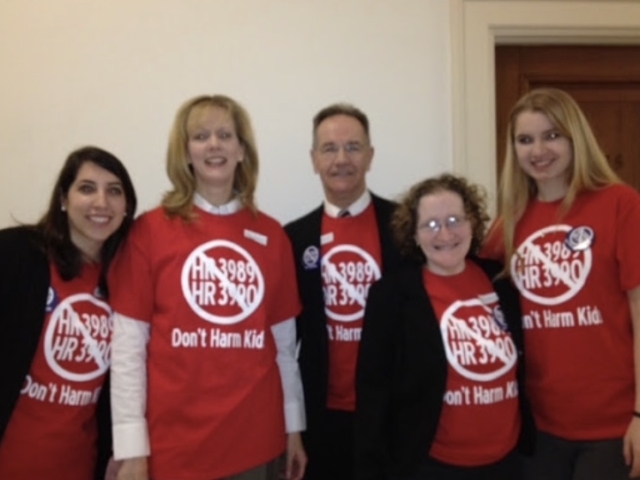5 advocates at a House of Representatives hearing on education of youth with disabilities