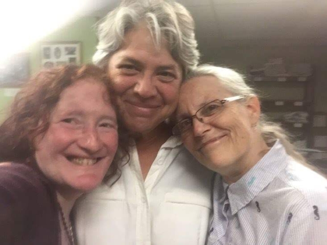 Rhonda with 2 longtime colleagues