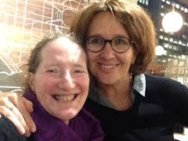 Rhonda with HI and MIW colleague.