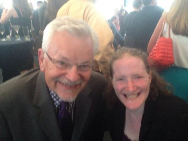 Rhonda and national disability rights colleague at event.