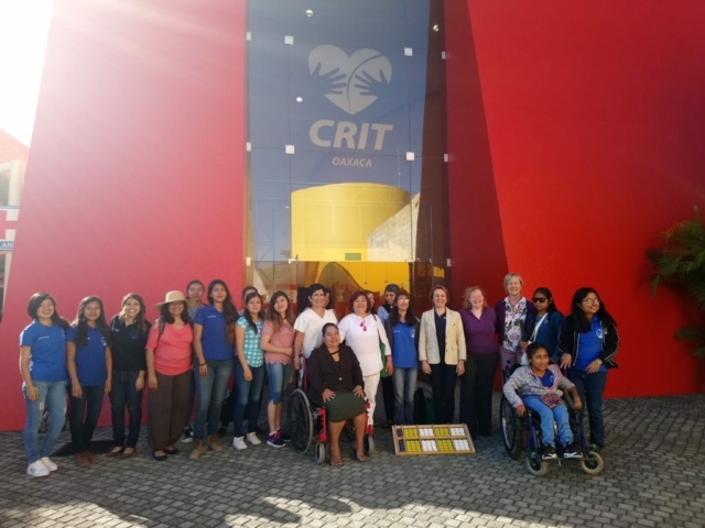 Group outside of the CRIT, our host organization.