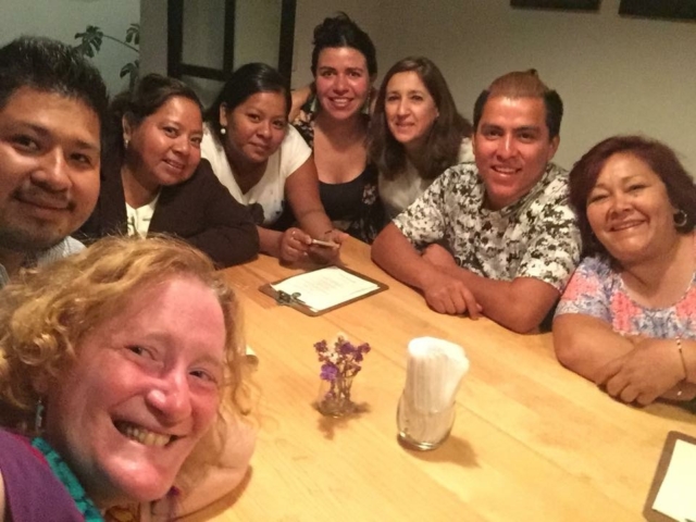 With Mexican colleagues and trainees, 2018