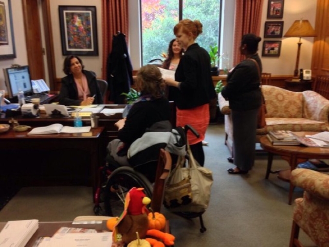 Rhonda and other colleagues in Senate offices