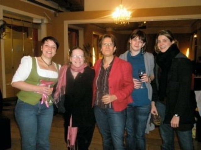 HI colleagues and Rhonda in Gernmany.