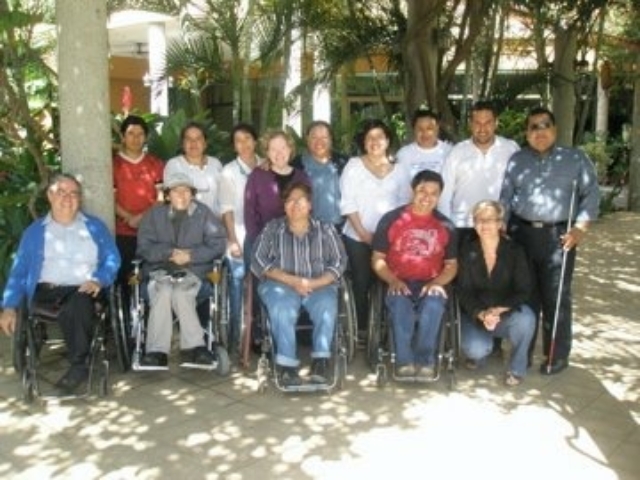 Rhonda with 15 others in Nicaragua 2010.