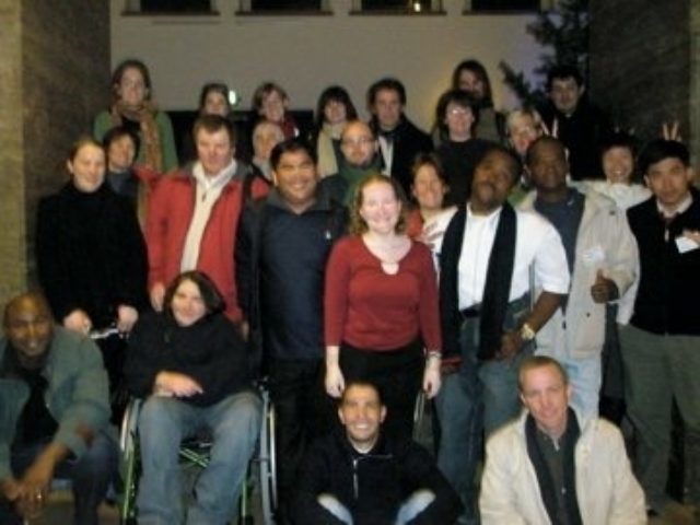 Large groups of HI colleagues from Europe, Africa and the MIddle east.