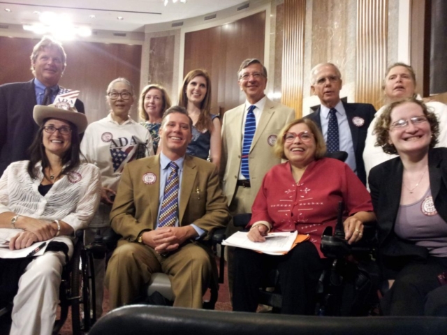 CRPD advocacy leadershipat Senate hearings on the CRPD, 2013