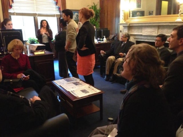 Rhonda and other colleagues in Senate offices