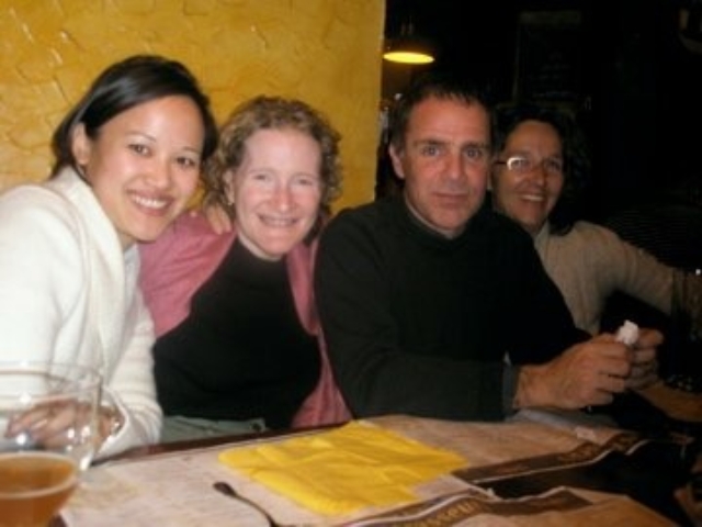 Rhonda with 3 colleagues.